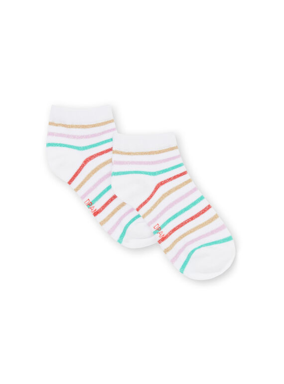 Meias às riscas multicolores criança menina LYAVISOCK / 21SI01U1SOQ000