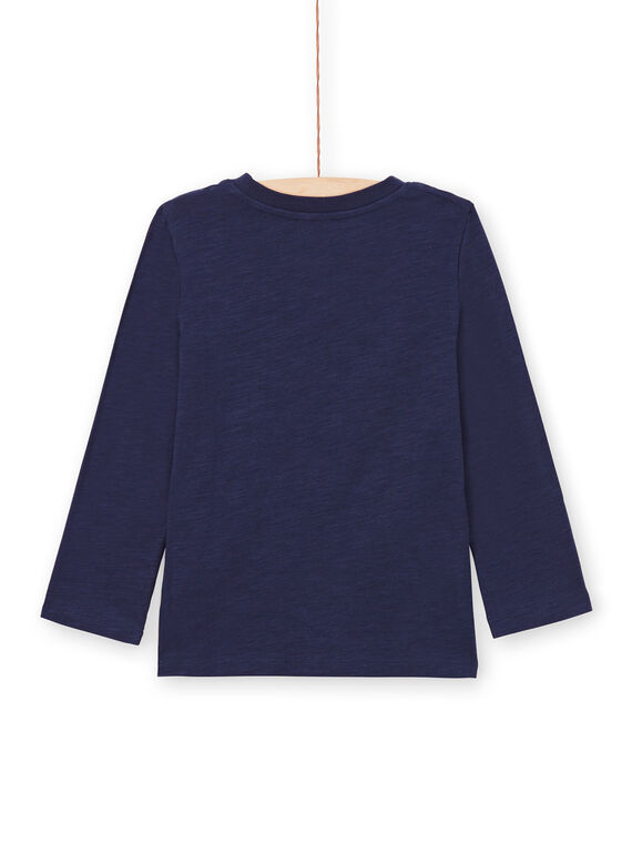 T-shirt azul-marinho menino MOMIXTEE5 / 21W902J4TML717