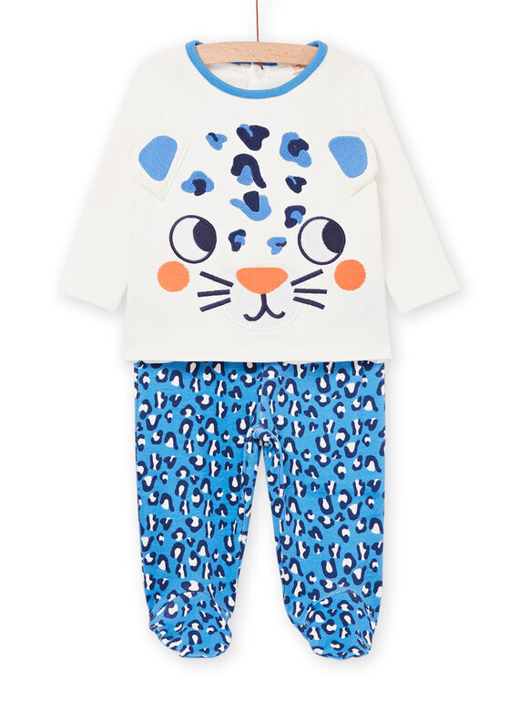 Pijama com padrão e estampado de leopardo REGAPYJLEO / 23SH14D1PYJA002