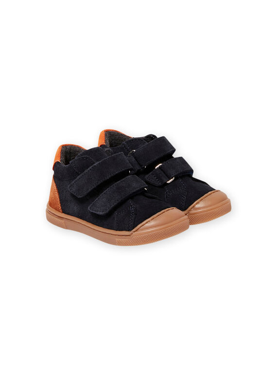 Sapatilhas azul-marinho com velcros menino MUBASBOUT / 21XK3881D3F070