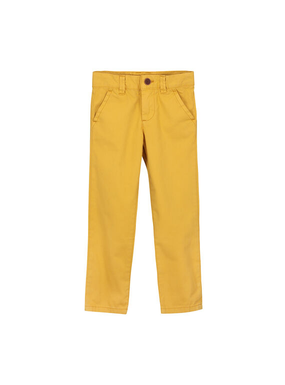 Calças chino amarelo menino FOJOCHINO3 / 19S90233D2BB107