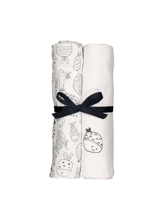 Conjunto de sfralda de pano bebé unissexo FOU1LAN / 19SF4211LAN099