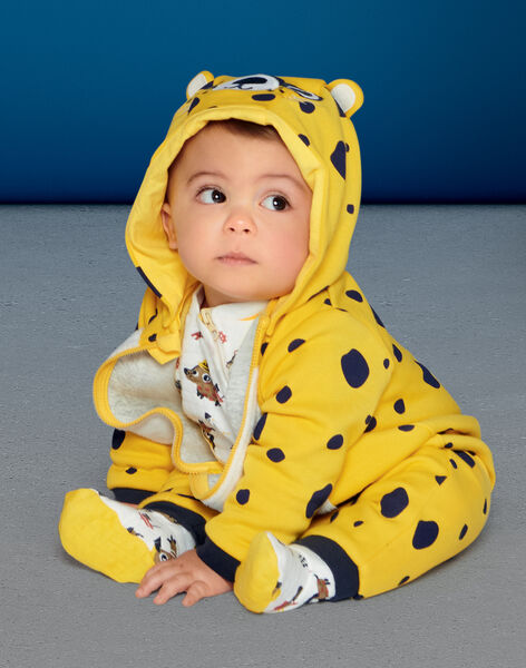 Surpyjama Bebe Garcon En Molleton Fourre Motif Leopard Achat En Ligne Pyjama Dpam